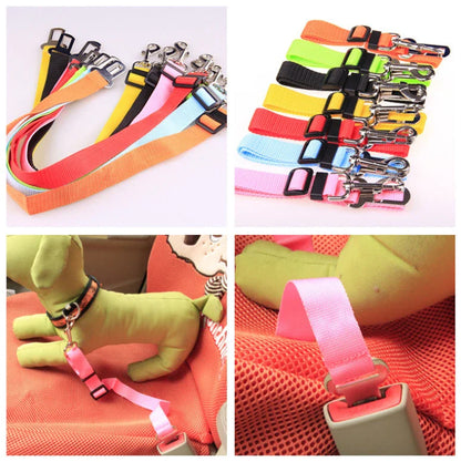 Adjustable Seatbelt Dog Leash for Secure and Comfortable Car Rides with Pets