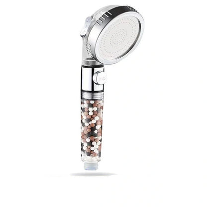 Household Negative Ion Pressurized Shower Head with adjustable modes and water-saving feature