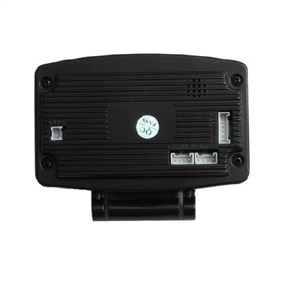 X1 Automotive OBD diagnostic instrument with metal housing and LED display, shown with power cord.