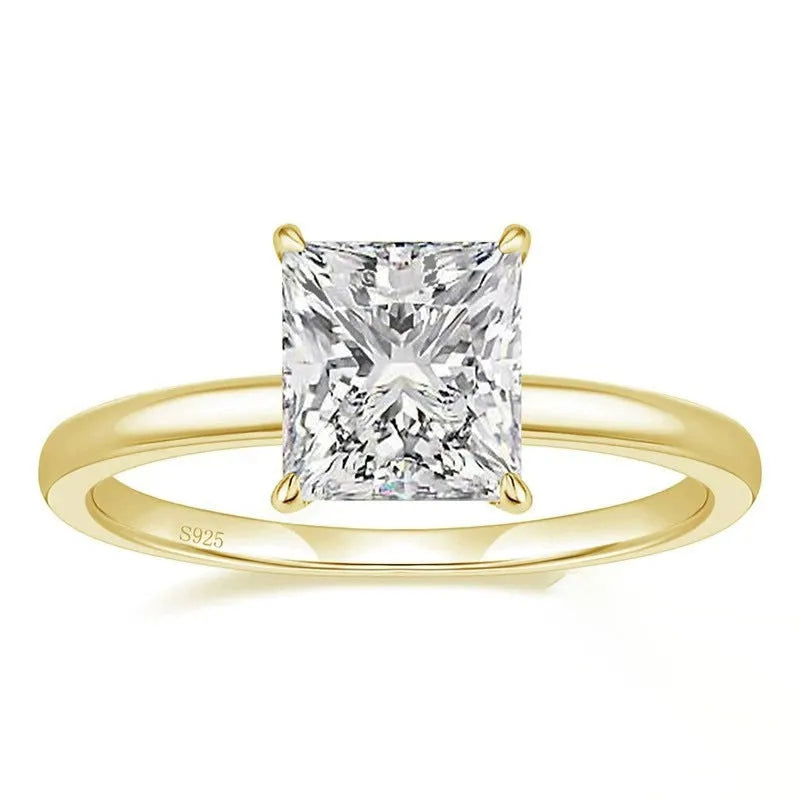 925 silver geometric ring with round elements on finger, available in silver gold rose gold colours