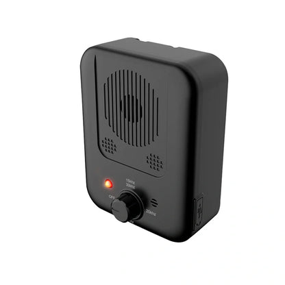 Ultrasonic anti-barking device for dogs with automatic 50-foot detection, suitable for outdoor mounting