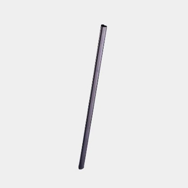 Premium heart-shaped reusable metal drinking straws for bubble tea and other beverages