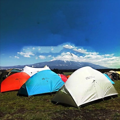MU Gaodi Double Qingqi 2 Outdoor Camping Tent in various colors with waterproof feature