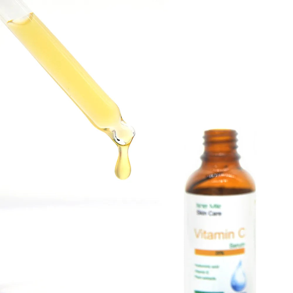 30ml bottle of Vitamin C undiluted facial essence for brightening and revitalising skin.