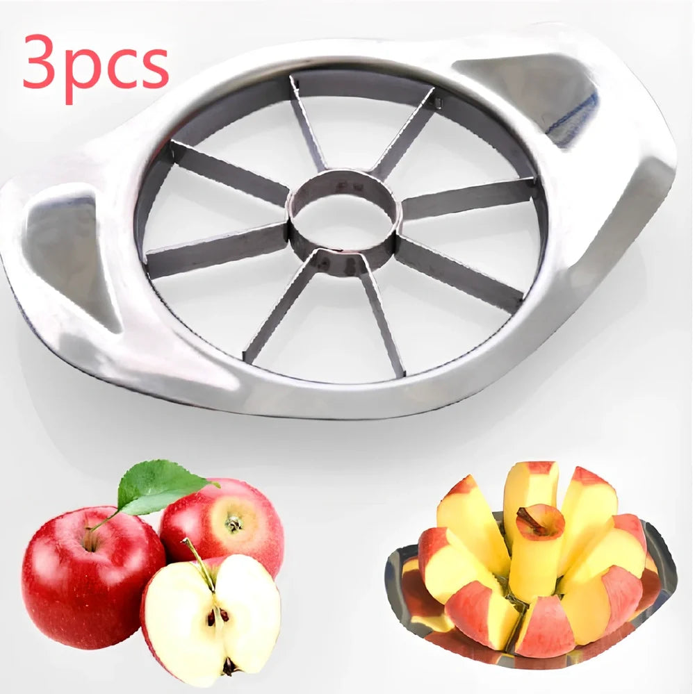 Stainless steel kitchen slicer cutter with 9cm diameter blade for vegetables and fruits