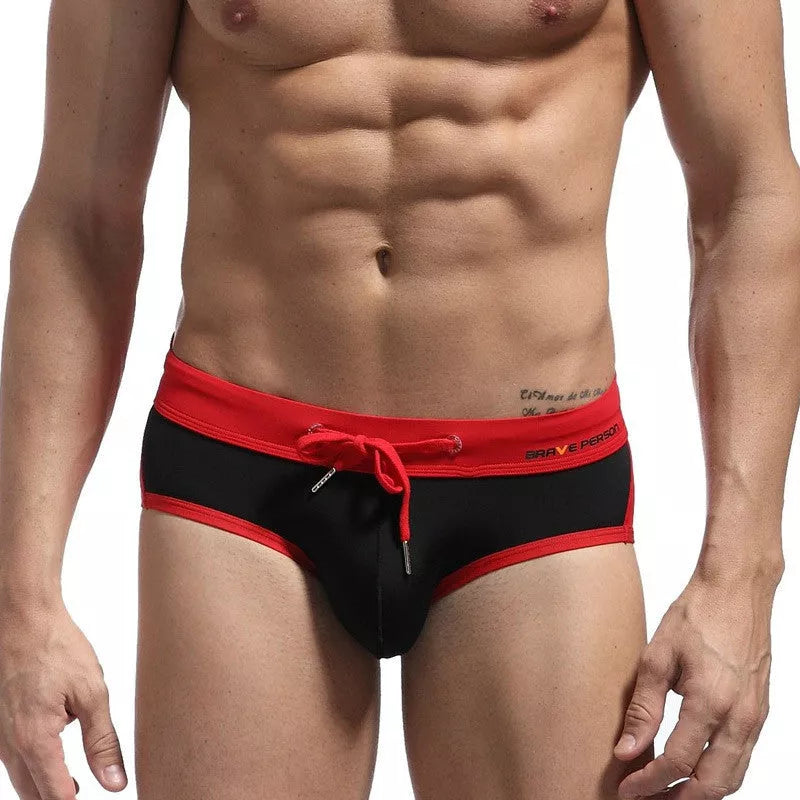 BRAVE PERSON men Swim briefs in various colors with hip lift design