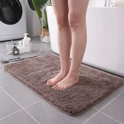 Polyester fiber doormat in various colors and sizes for home entryways