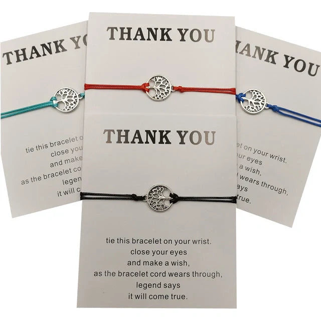 Hhomeenjoy Handcrafted Tree of Life Bracelet with Adjustable Design