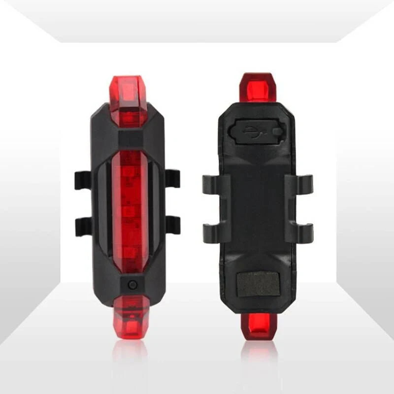 Rechargeable LED bike taillight with waterproof design and multiple lighting modes