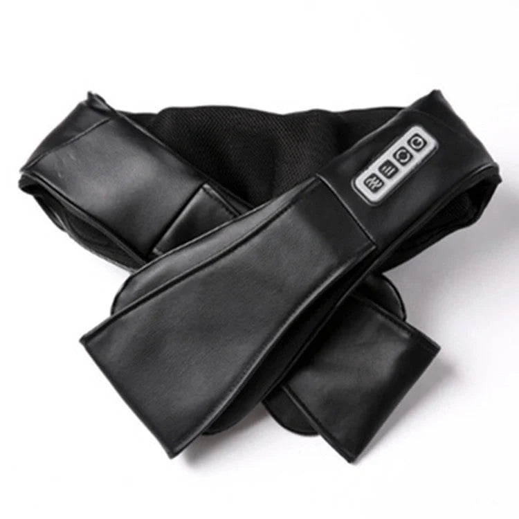 Cervical spine kneading massage shawl with infrared heating for pain relief