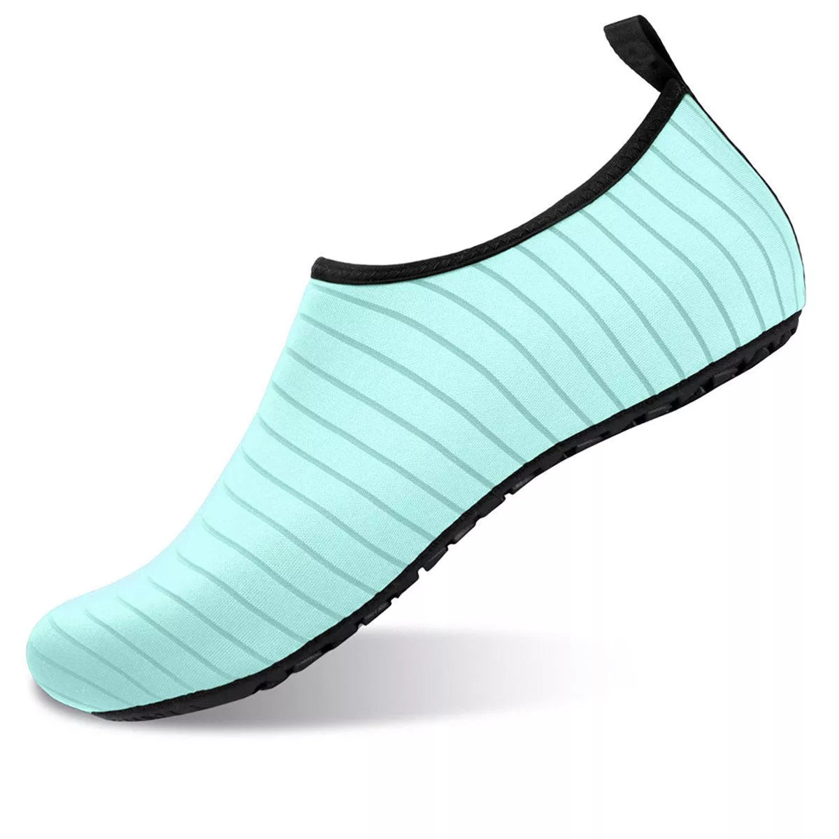Quick Dry Aqua Socks for beach, swim, and yoga activities in various colors