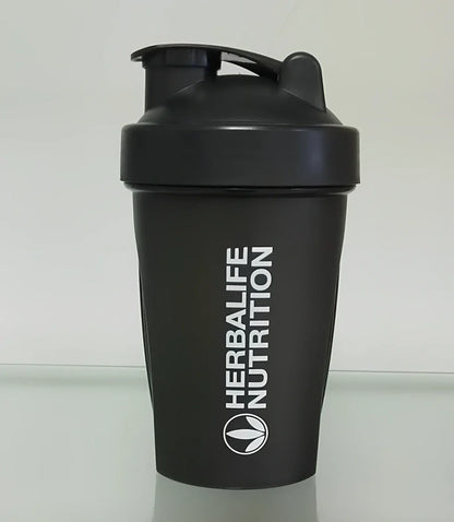 400ml sport shaker bottle with screw cap in multiple colour options showing 16.5cm height