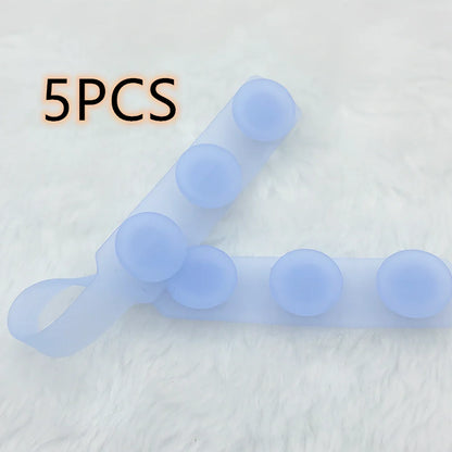 Silicone mask extension strap showing 1.5cm width and colour options including transparent