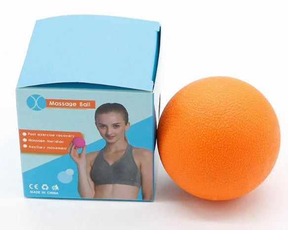 High-Density Peanut Massage Ball for fitness, yoga, and pain relief in various colors