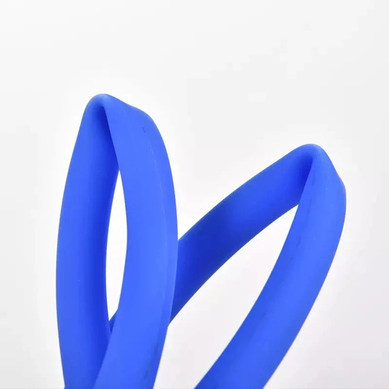 Blue LED Pet Light Collar for dogs with adjustable modes and USB charging