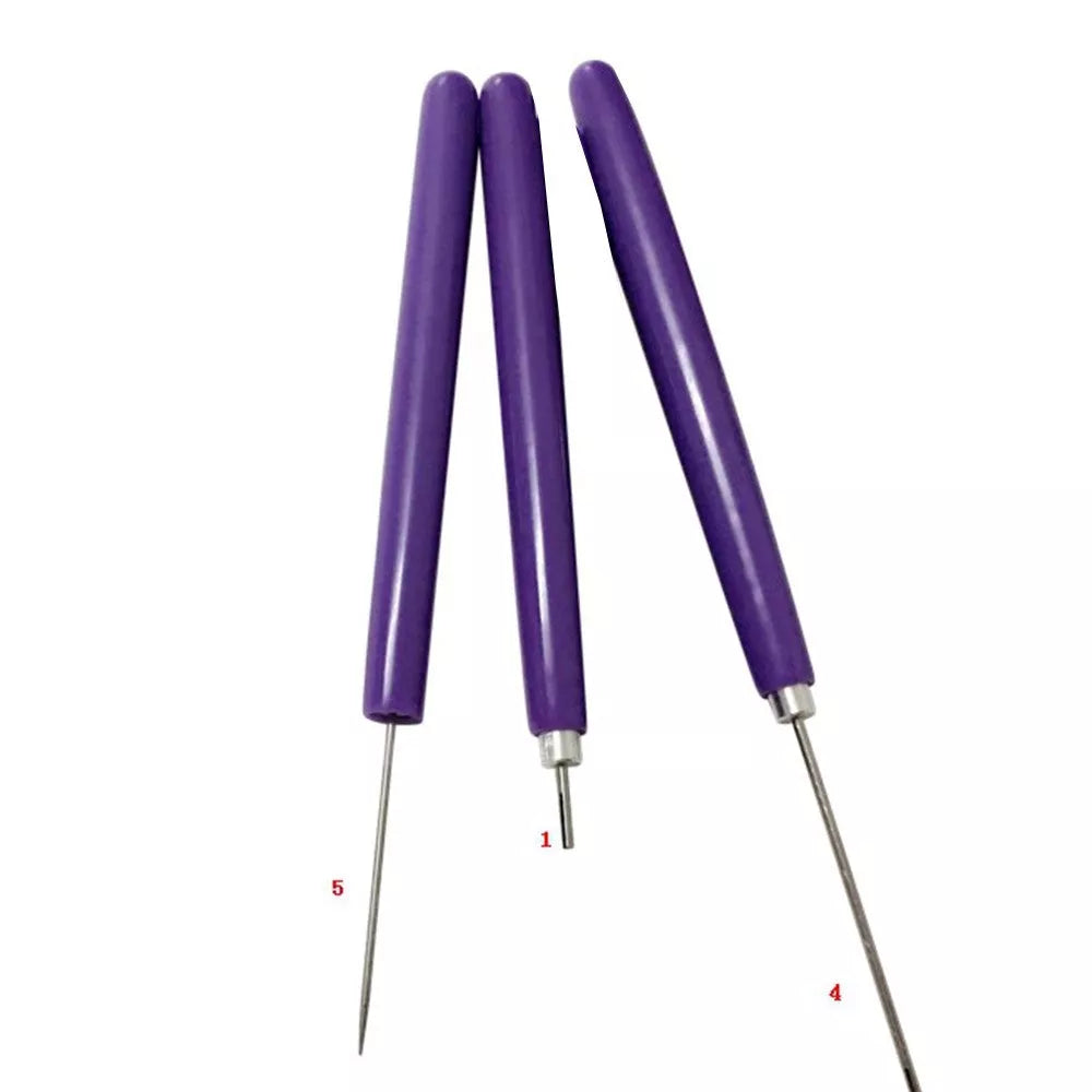 Quilling Paper Roll Pen with various needle options for precise paper crafting
