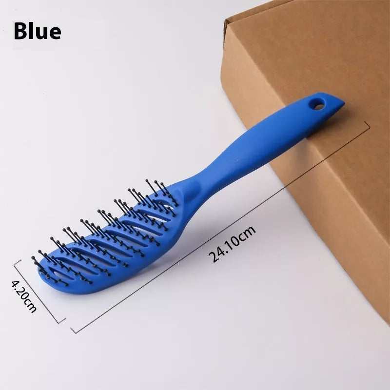 Vent Comb Hairbrush with anti-static hollow design for scalp massage
