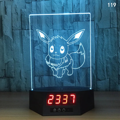 Glowing 3D dolphin LED night light on a table with remote control