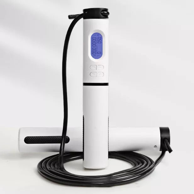 Smart Rope for Fitness with LED screen for calorie and jump counting