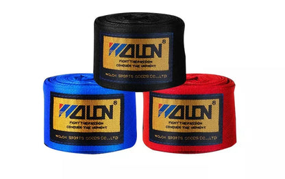 Boxing Sanda Hand Strap in red, blue, black, yellow, white for Muay Thai and MMA