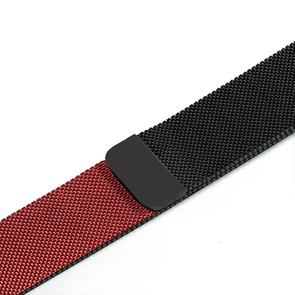 Military green NATO nylon watch strap with stainless steel buckle fitted on a silver watch case