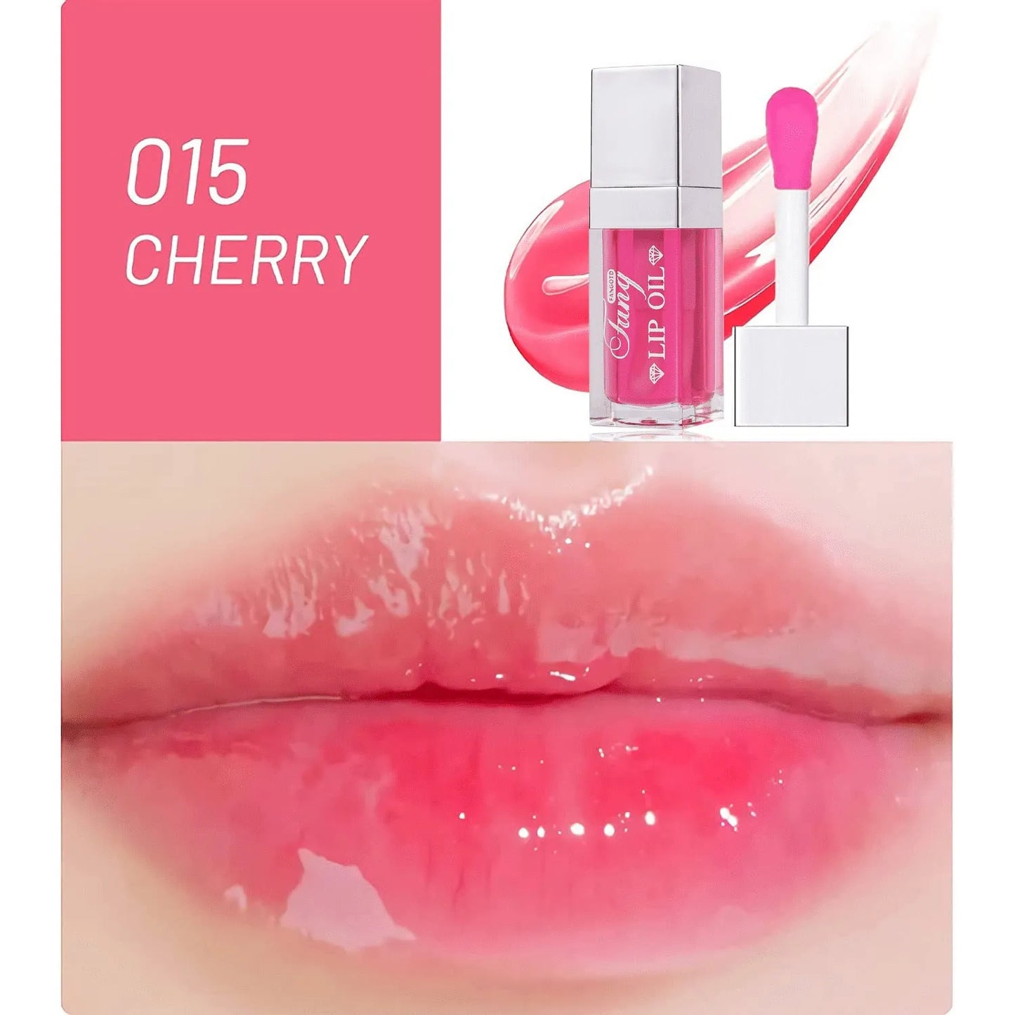 Bright lip gloss mint lipstick in five colour shades with moisturising and repairing effects