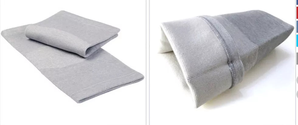 Compression knee support sleeves for joint pain and arthritis relief in black, skin, and gray