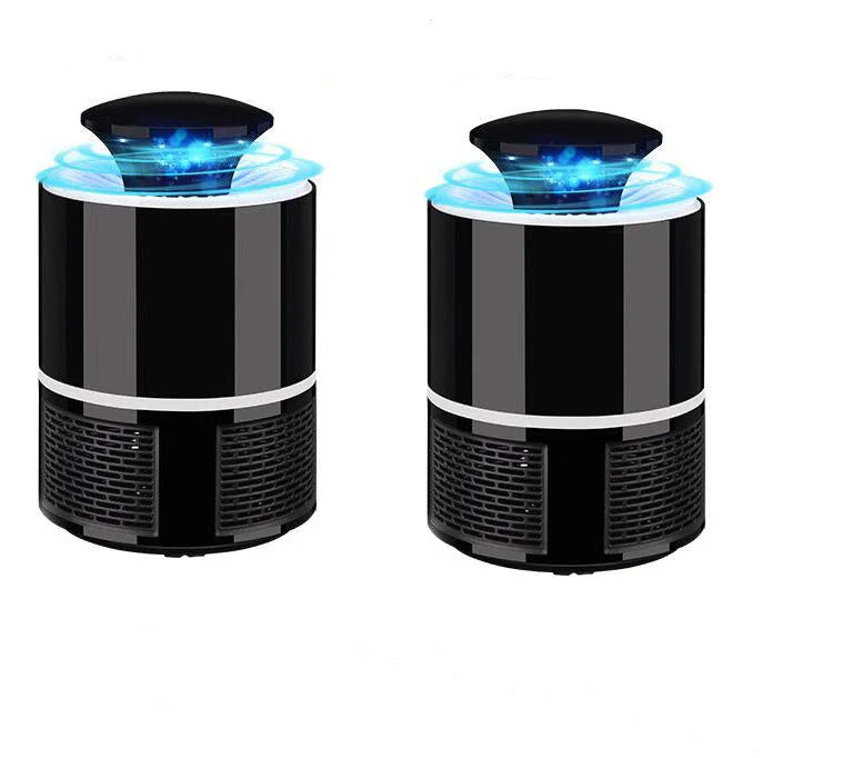Quiet Mosquito Repelling Lamp - Effective insect zapper with low-noise fan, 360-400nm purple light, and automatic on/off sensor