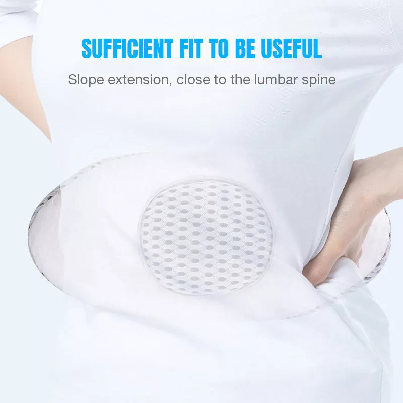 Multifunctional Waist Pad with 4D mesh and buckwheat filling for support and comfort