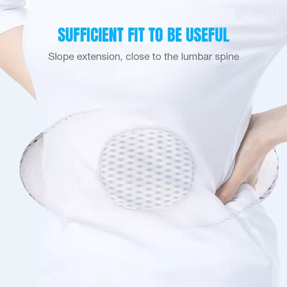 Multifunctional Waist Pad with 4D mesh and buckwheat filling for support and comfort