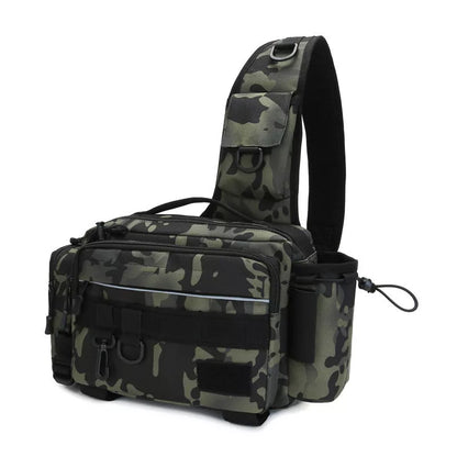 Large-capacity lure multifunctional fishing bag in various colors for outdoor enthusiasts