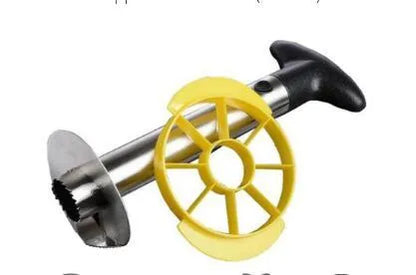 Stainless steel pineapple corer slicer kitchen tool with coloured ABS handle