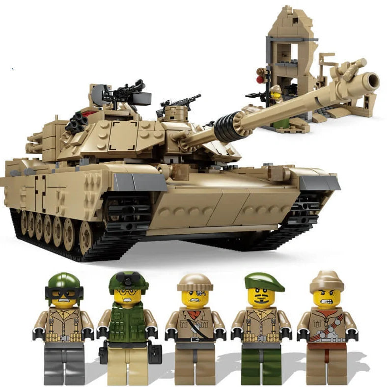 Environmental protection ABS building block toys showing three style options and interlocking construction