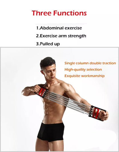 Spring Chest Developer with 100kg tension capacity for effective strength training