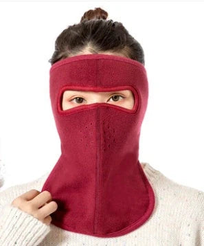 Breathable autumn and winter face masks made of premium microfiber for warmth and style