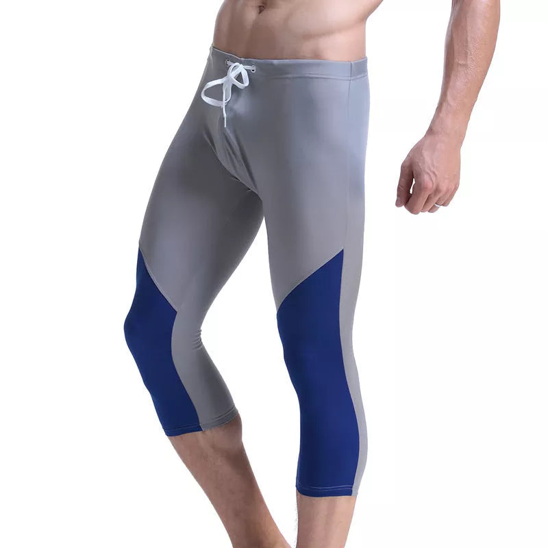 Nylon semi-light swimming pool sports casual pants in various colors
