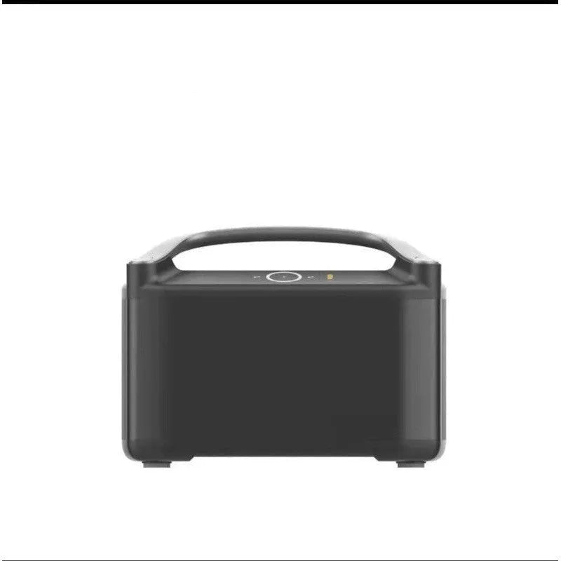 RIVER Pro outdoor power supply unit with display screen and multiple ports for charging devices
