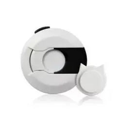 Anti-theft mobile phone lock with super magnetic lock and transparent German materials, in black, blue, pink, or red.