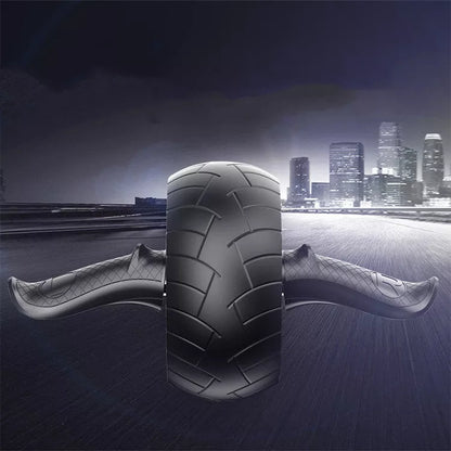 Black Abdominal Wheel Rebound Roller for core strength exercises