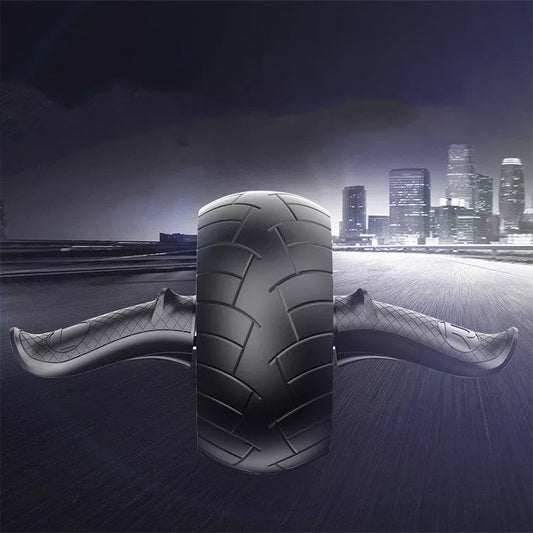 Black Abdominal Wheel Rebound Roller for core strength exercises
