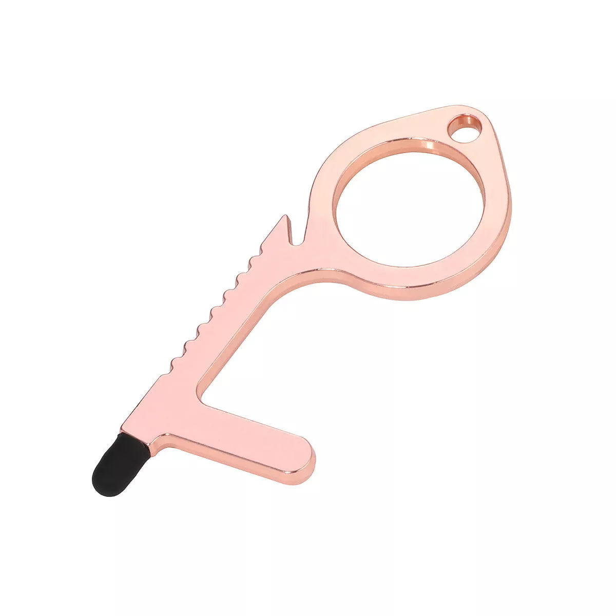 Alloy protective door opener keychain in various colors