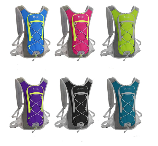 Outdoor sports backpack in multiple colours with adjustable straps and waterproof construction