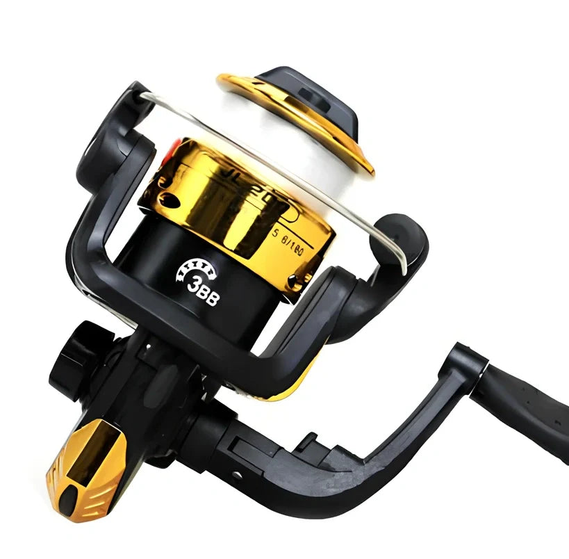 Fishing Reel G-Ratio 5.2:1 with metal body and multiple colour options