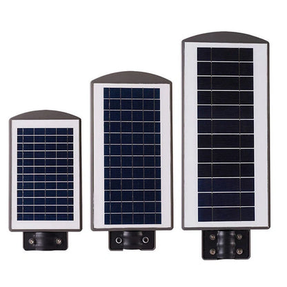 Integrated solar street light garden light showing 2835 lamp beads and solar panel, suitable for 4-6m installation height