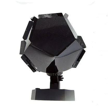 LED starry sky projector night lamp projecting constellation patterns on bedroom ceiling with remote control
