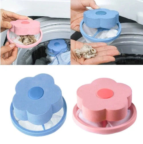 Flower Design Washing Machine Hair Filter for removing lint and hair from laundry
