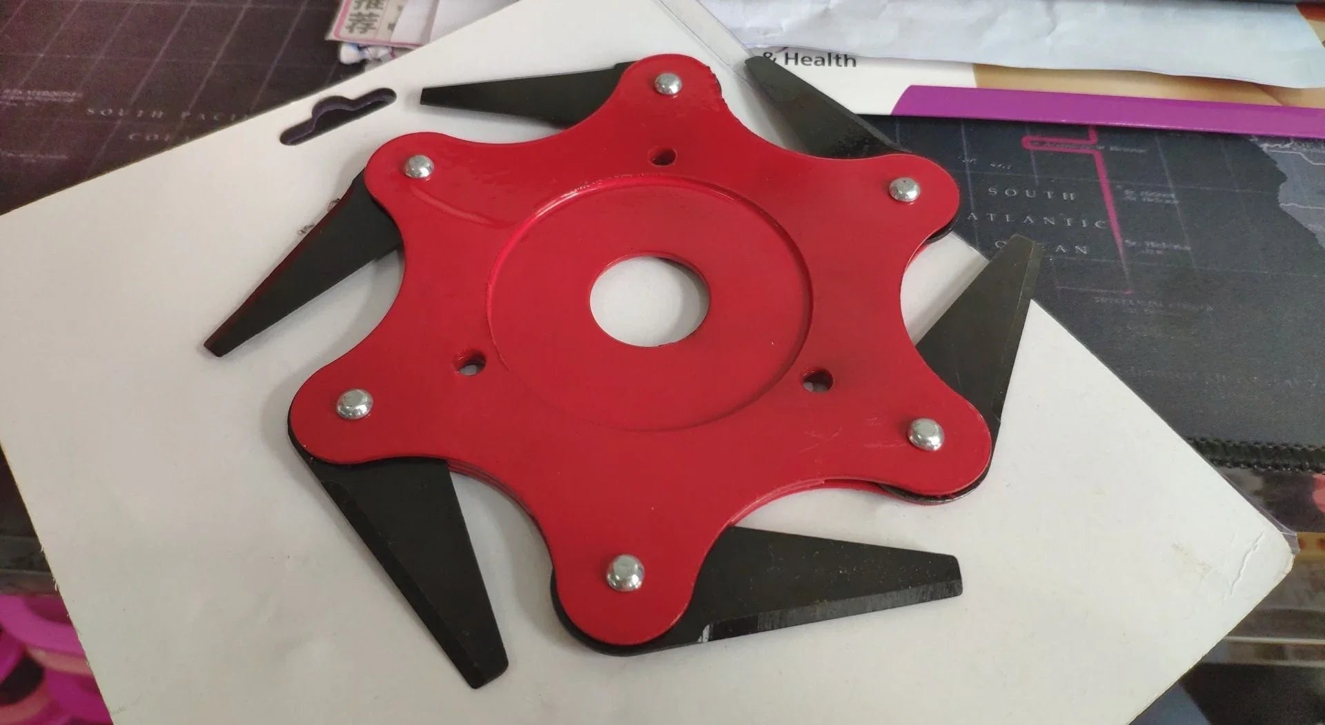 Premium manganese steel mower blade with exceptional flexibility and cutting performance for effortless lawn maintenance