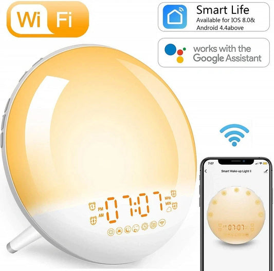 2nd Generation Smart Wake-up Light with voice and app control features