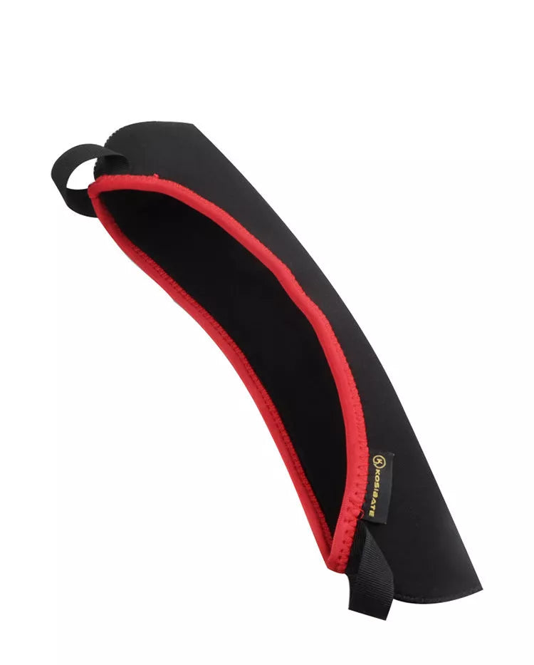 Reversible neoprene scope cover for tactical and outdoor use in black and camouflage print