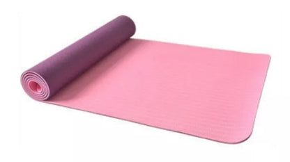 6mm thick beginner yoga mat with waterproof and non-slip features in various colors